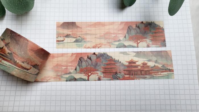 Washi Tape Landschaft